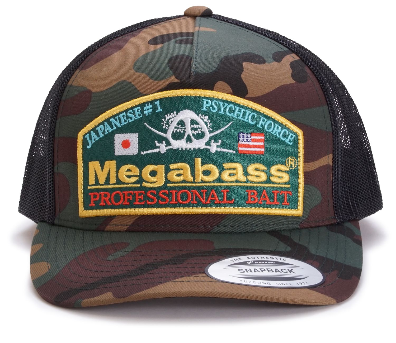 Megabass Psychic Camo Snapback Hat - TACKLE WAREHOUSE AMERICA​