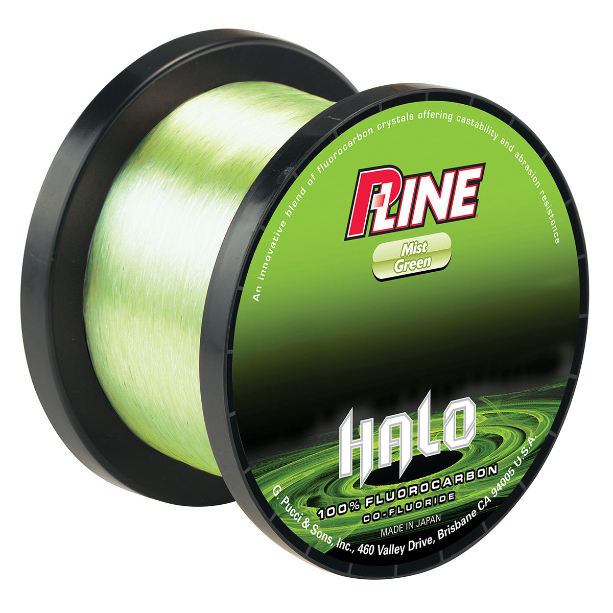 P-Line Halo Fluoro 2000 Yard Mist Green - TACKLE WAREHOUSE AMERICA​
