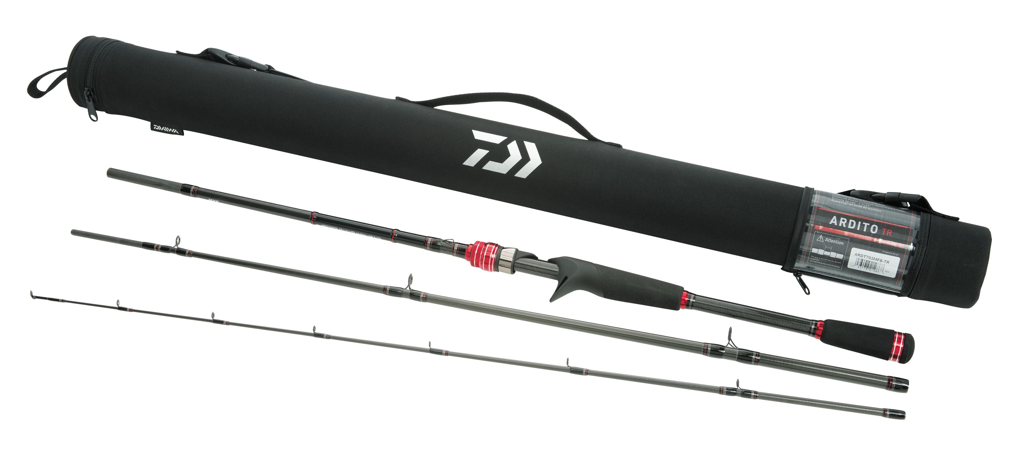 Daiwa Ardito-TR Casting 3-Piece Travel Rods - TACKLE WAREHOUSE AMERICA​