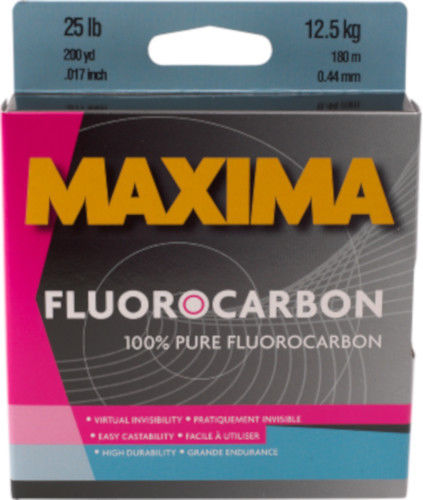 Maxima Fluorocarbon One Shot Spool 200 Yards - TACKLE WAREHOUSE AMERICA​