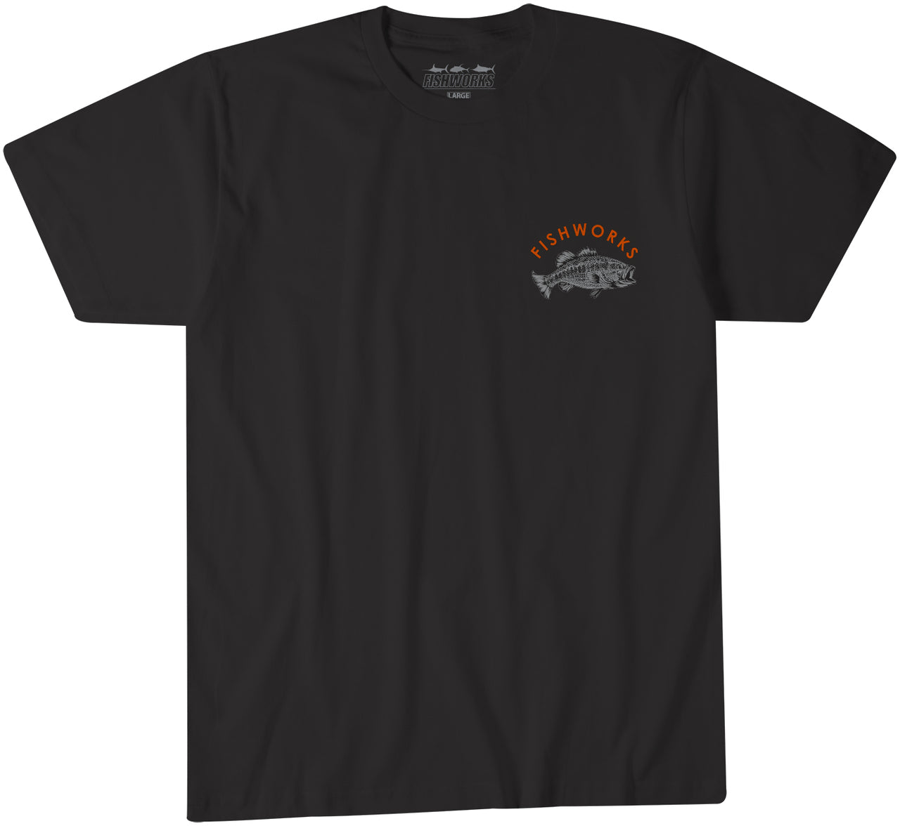 Fishworks Camo Bass Short Sleeve Tee Shirt - TACKLE WAREHOUSE AMERICA​