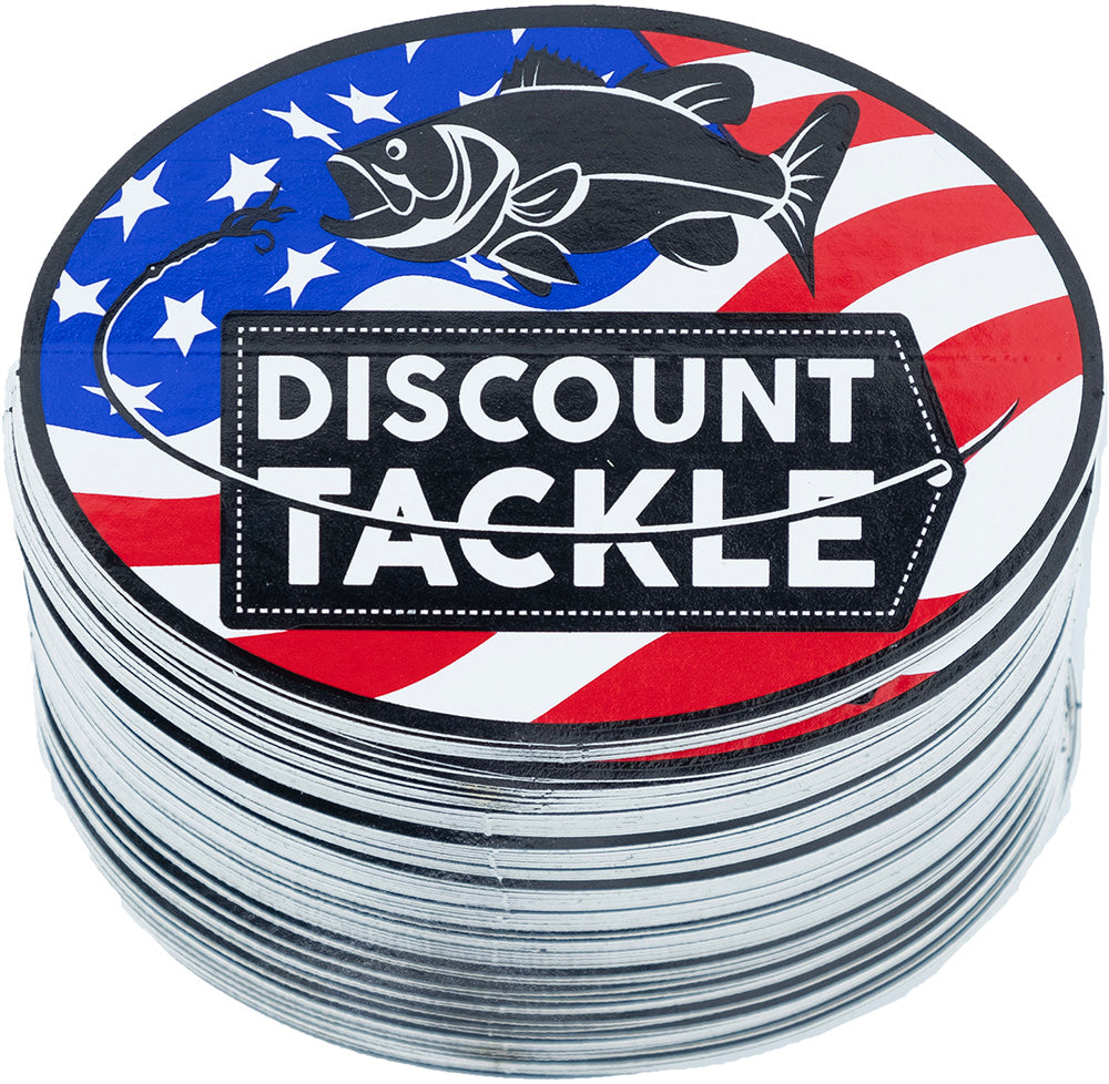 Discount Tackle Bulk Sticker Packs - 100 Count - TACKLE WAREHOUSE AMERICA​