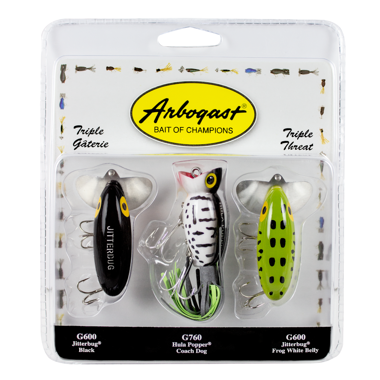 Arbogast Classic Topwater Hard Baits Variety Pack - TACKLE WAREHOUSE AMERICA​