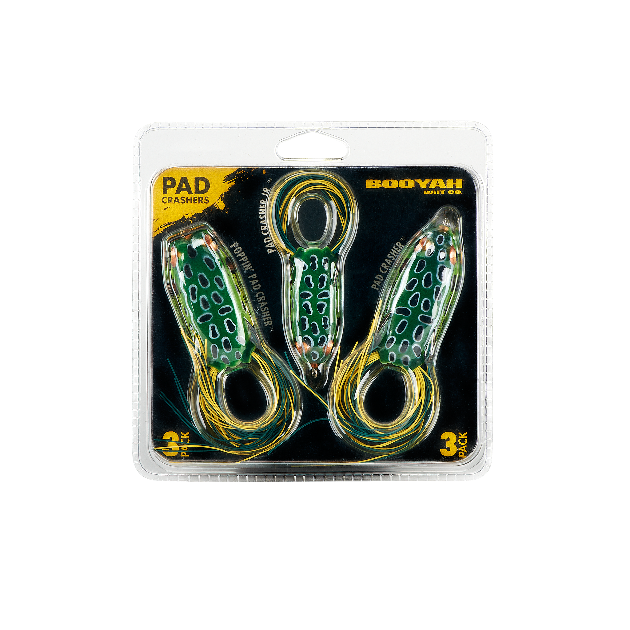 Booyah 3-Piece Pad Crasher Hollow Body Frog Combo - TACKLE WAREHOUSE AMERICA​