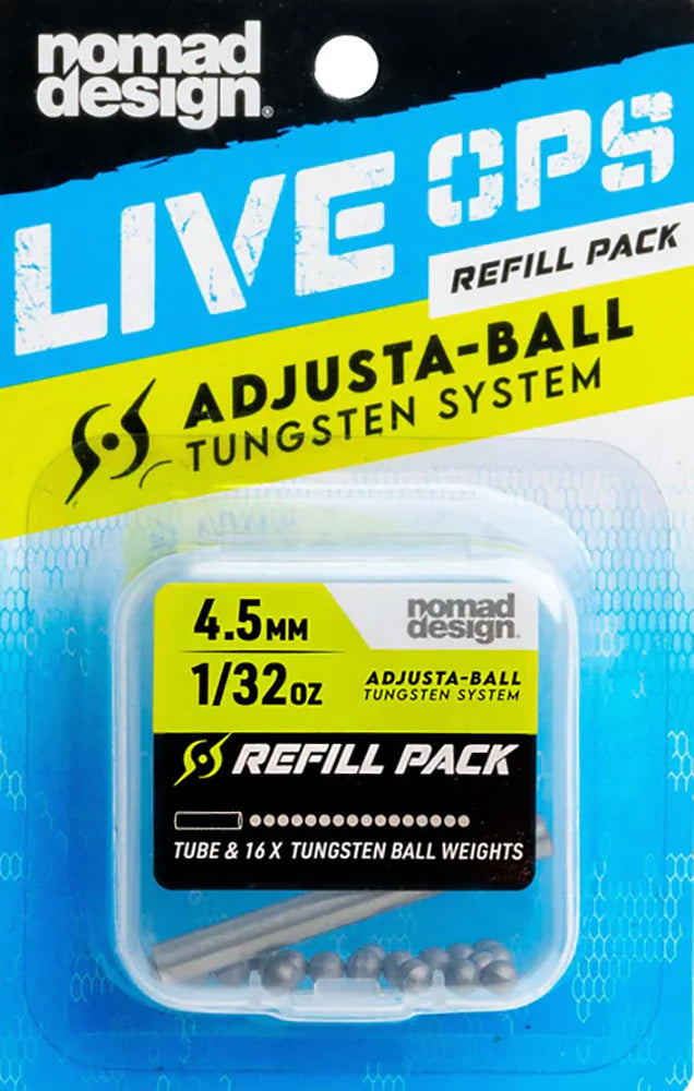 Nomad Design Freshwater Replacement Tungsten Adjusta Balls - 12 Pack - TACKLE WAREHOUSE AMERICA​