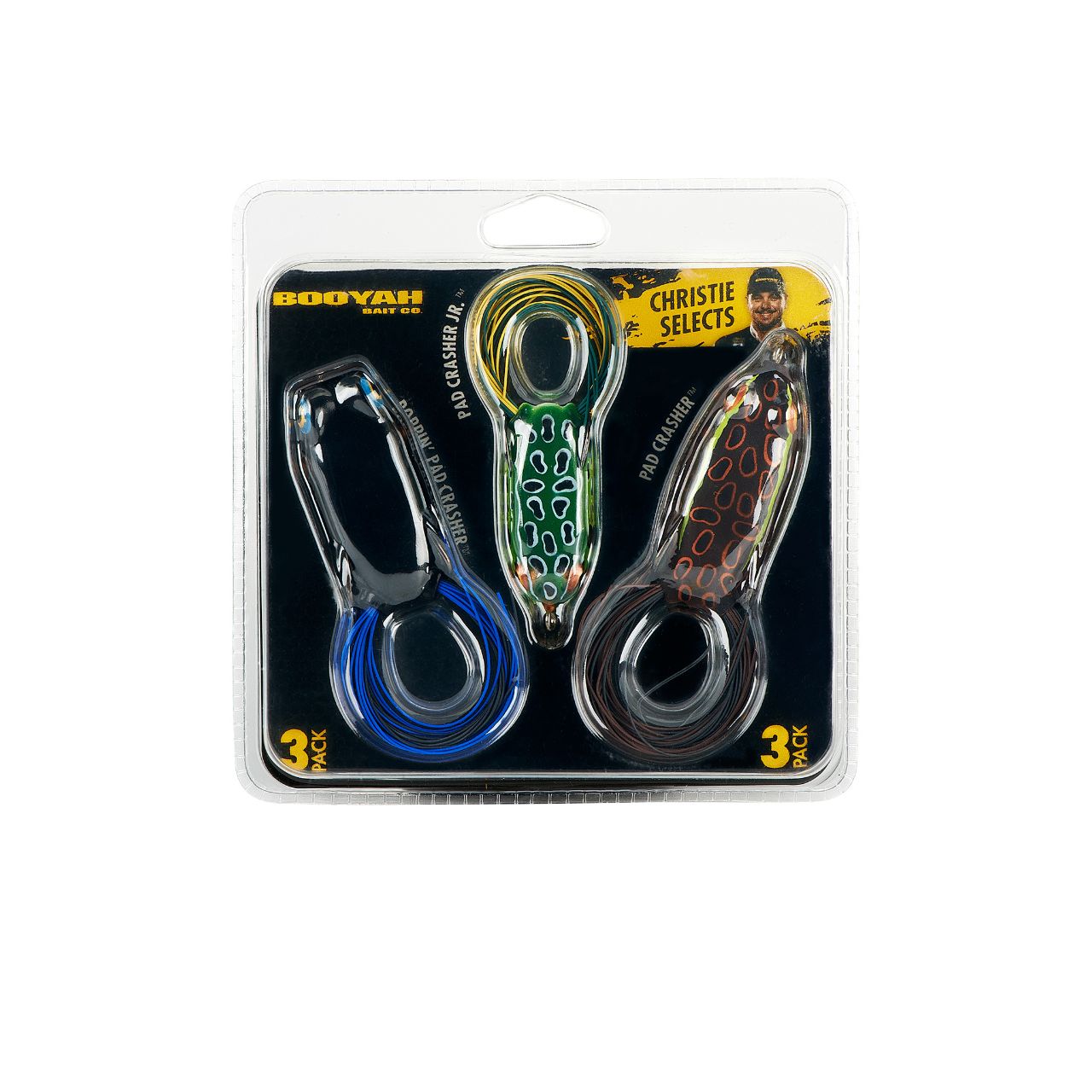 Booyah 3-Piece Hollow Body Frog Combo Pack - TACKLE WAREHOUSE AMERICA​