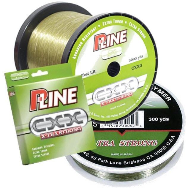 P-Line CXX Moss Green X-Tra Strong Fishing Line - TACKLE WAREHOUSE AMERICA​