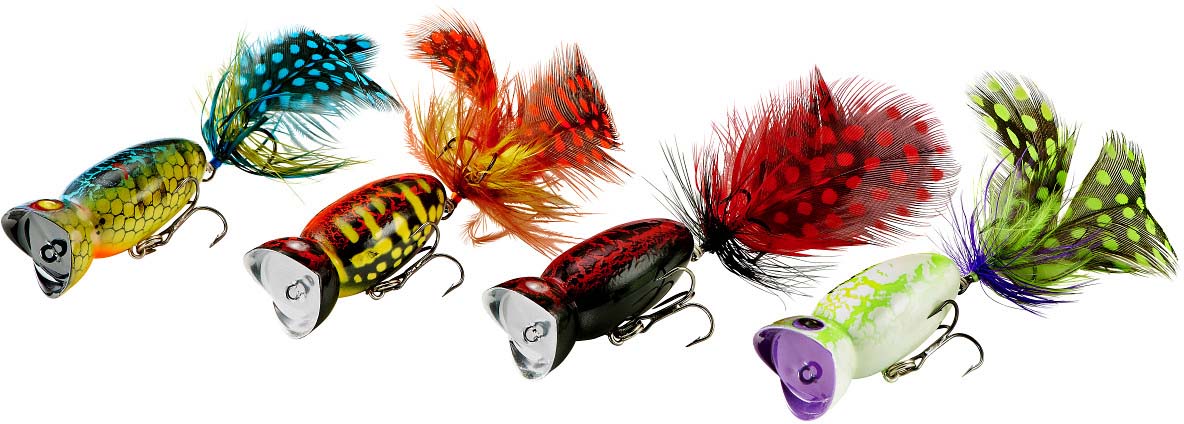 Arbogast Hula Popper 2.0 4-Piece Variety Pack - TACKLE WAREHOUSE AMERICA​