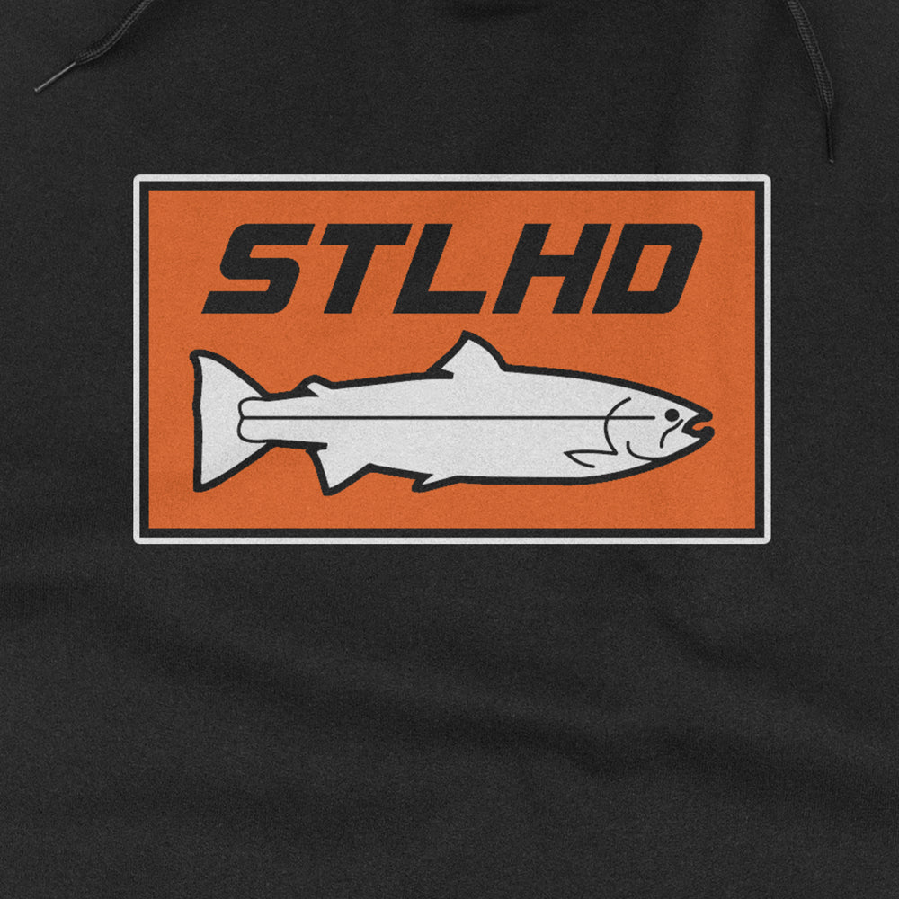 STLHD Men's Standard Logo Black Premium Hoodie - TACKLE WAREHOUSE AMERICA​