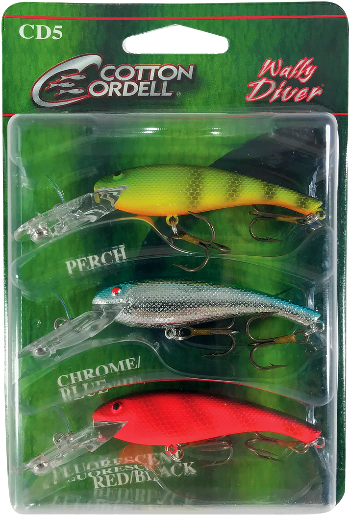 Cotton Cordell Wally Diver 3-Piece Variety Pack - TACKLE WAREHOUSE AMERICA​