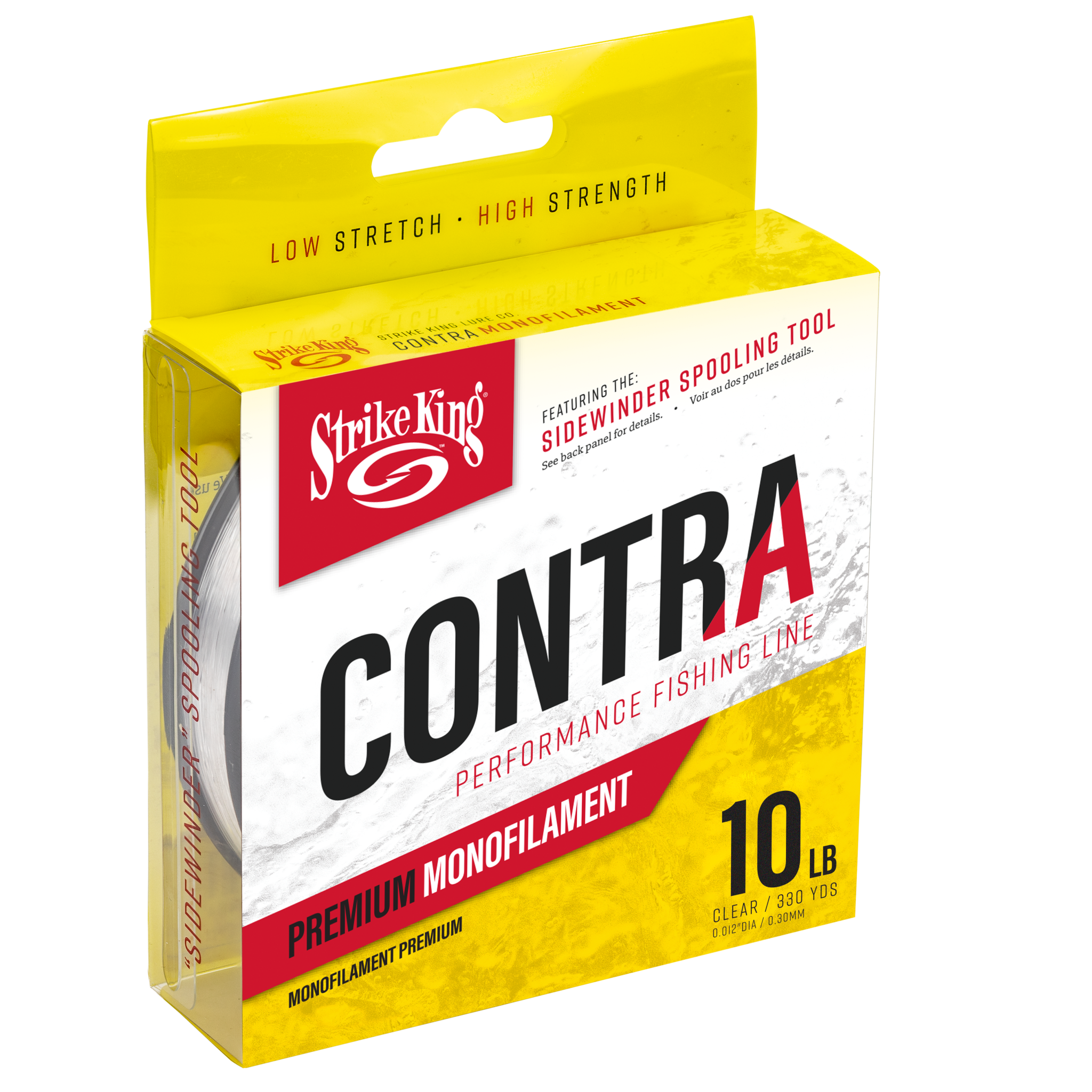 Strike King Contra Monofilament 330 Yards Clear - TACKLE WAREHOUSE AMERICA​
