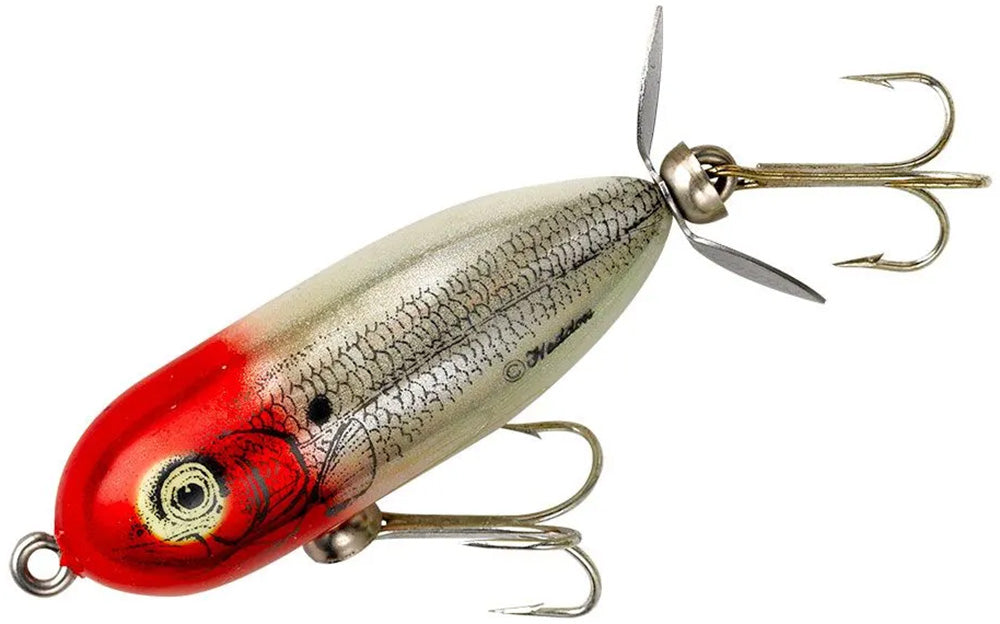 Heddon Tiny Torpedo Topwater Prop Bait - 1.875 Inch - TACKLE WAREHOUSE AMERICA​