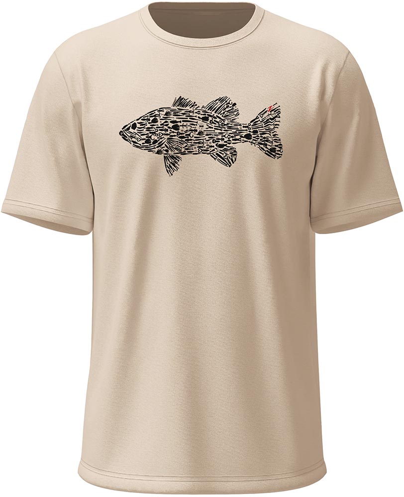 Z-Man Bass BaitZ TeeZ - Tan - TACKLE WAREHOUSE AMERICA​
