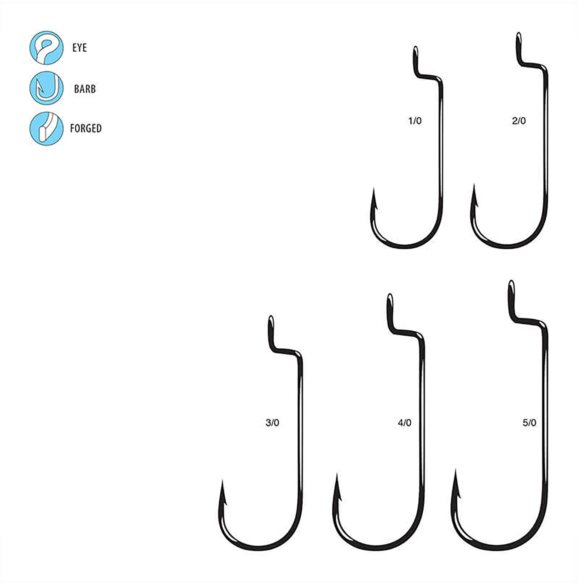 Gamakatsu Offset Shank RB Nano Alpha Worm Hooks - TACKLE WAREHOUSE AMERICA​