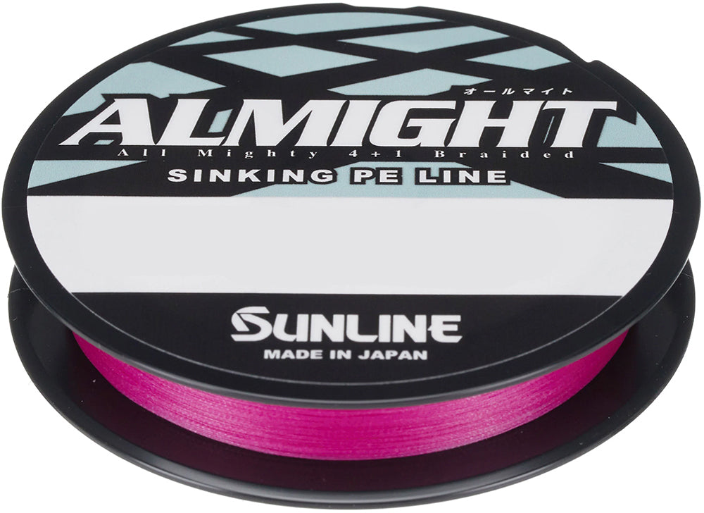 Sunline Almight HSG Pink Braided Line Standard Spools - 165 Yards - TACKLE WAREHOUSE AMERICA​