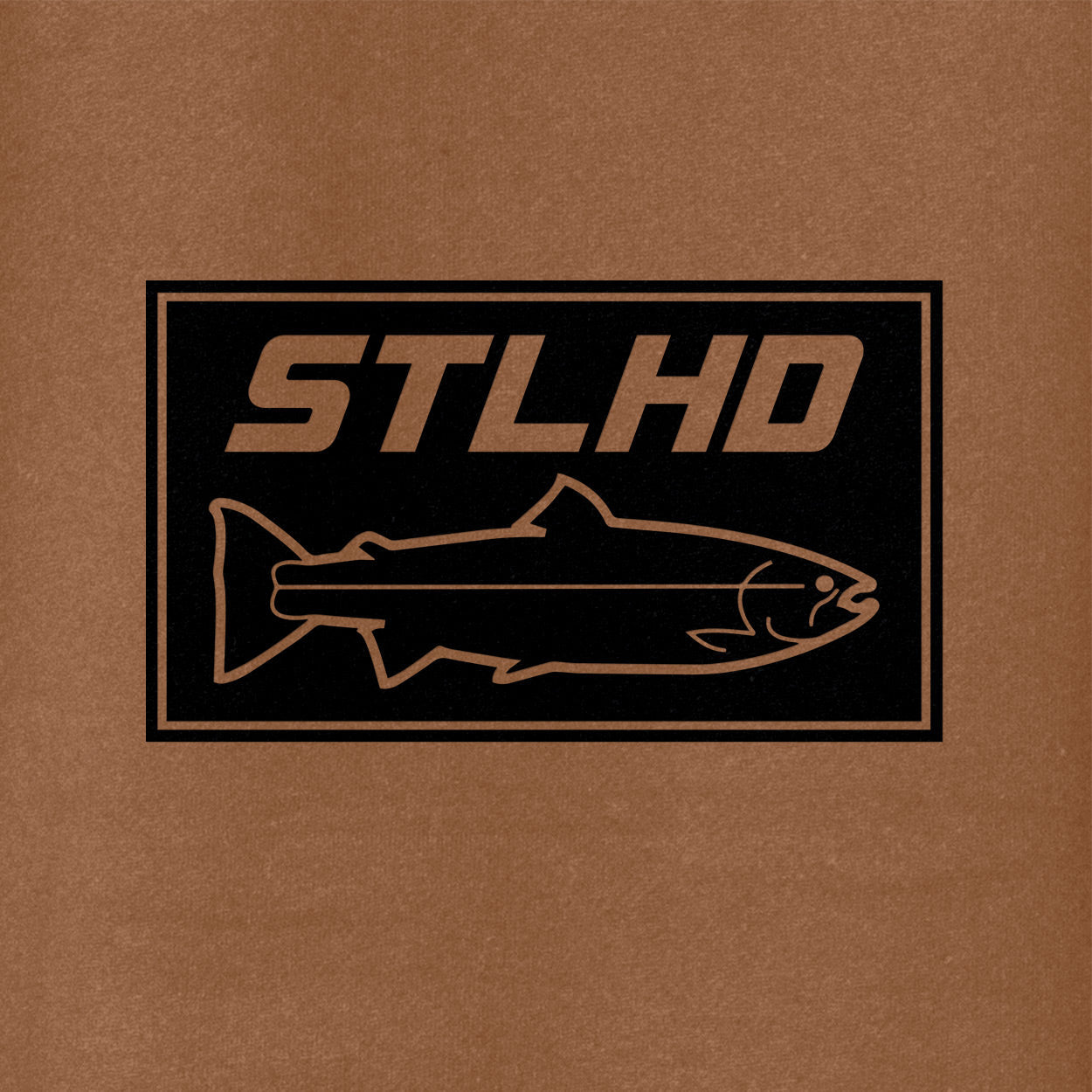 STLHD Men's Yuba River Saddle Brown Premium Hoodie - TACKLE WAREHOUSE AMERICA​