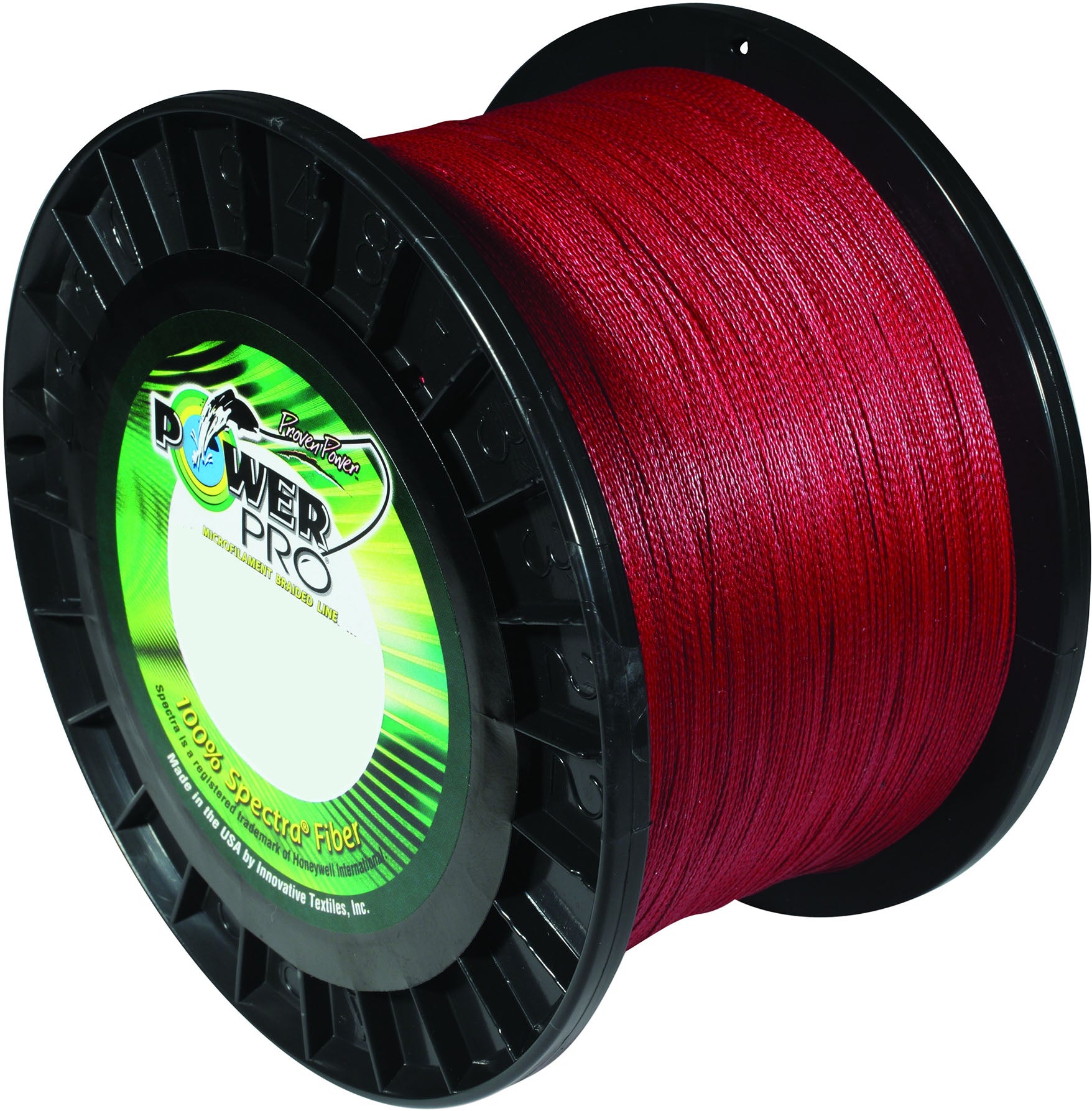 Power Pro Spectra Vermillion Red Braided Line 1500 yard Bulk Spool - TACKLE WAREHOUSE AMERICA​