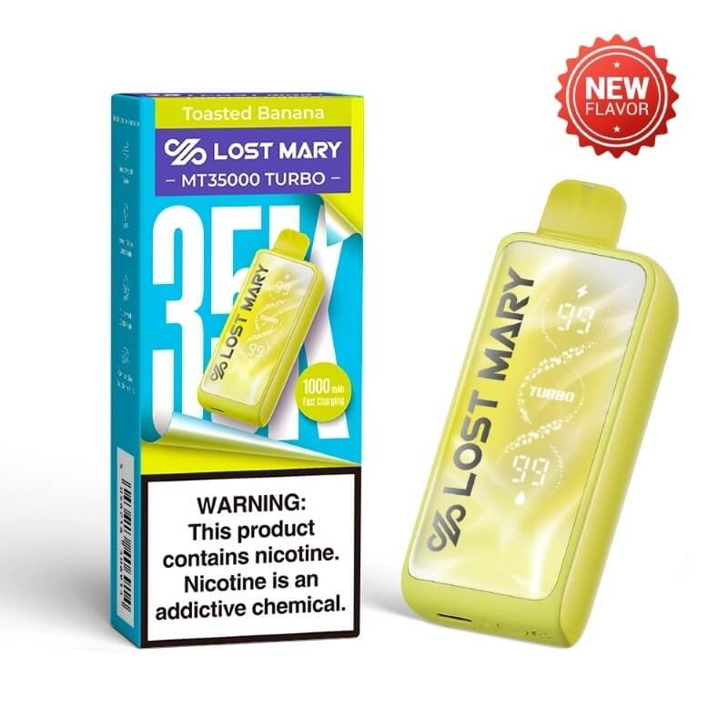 Toasted Banana Lost Mary MT35000 Turbo Flavor