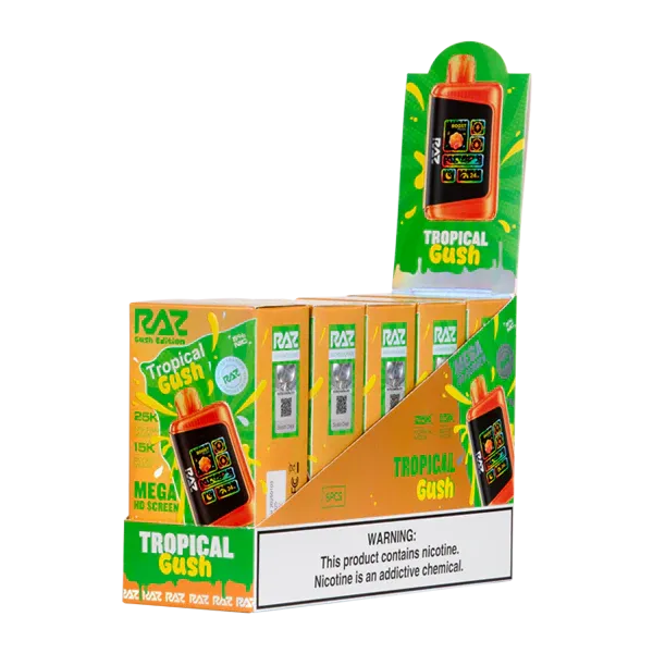 Tropical Gush Raz DC25000 Disposable Vape Flavor