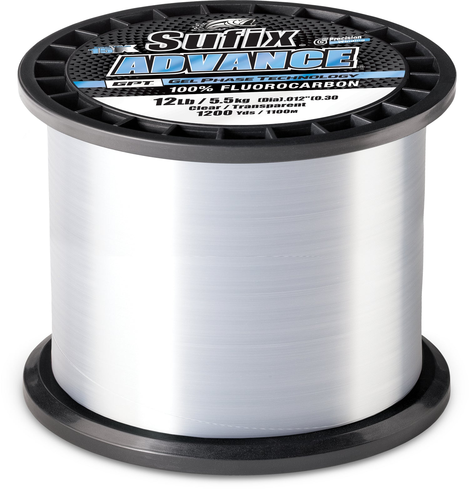 Sufix Advance Fluorocarbon Bulk Spool 1200 Yards - TACKLE WAREHOUSE AMERICA​