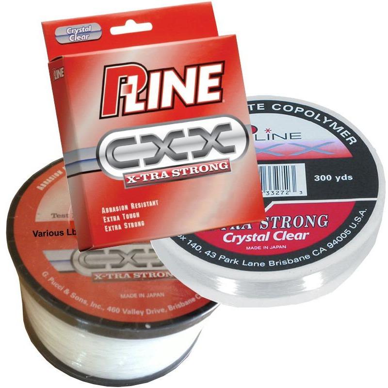 P-Line CXX Crystal Clear X-Tra Strong Fishing Line - TACKLE WAREHOUSE AMERICA​