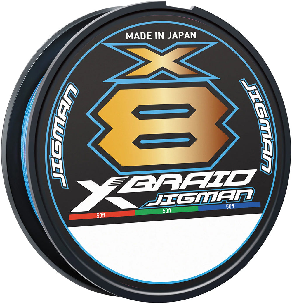 Daiwa X-Braid X8 High Power Jigman Multicolor Braid Bulk Spool - 600 Yards - TACKLE WAREHOUSE AMERICA​