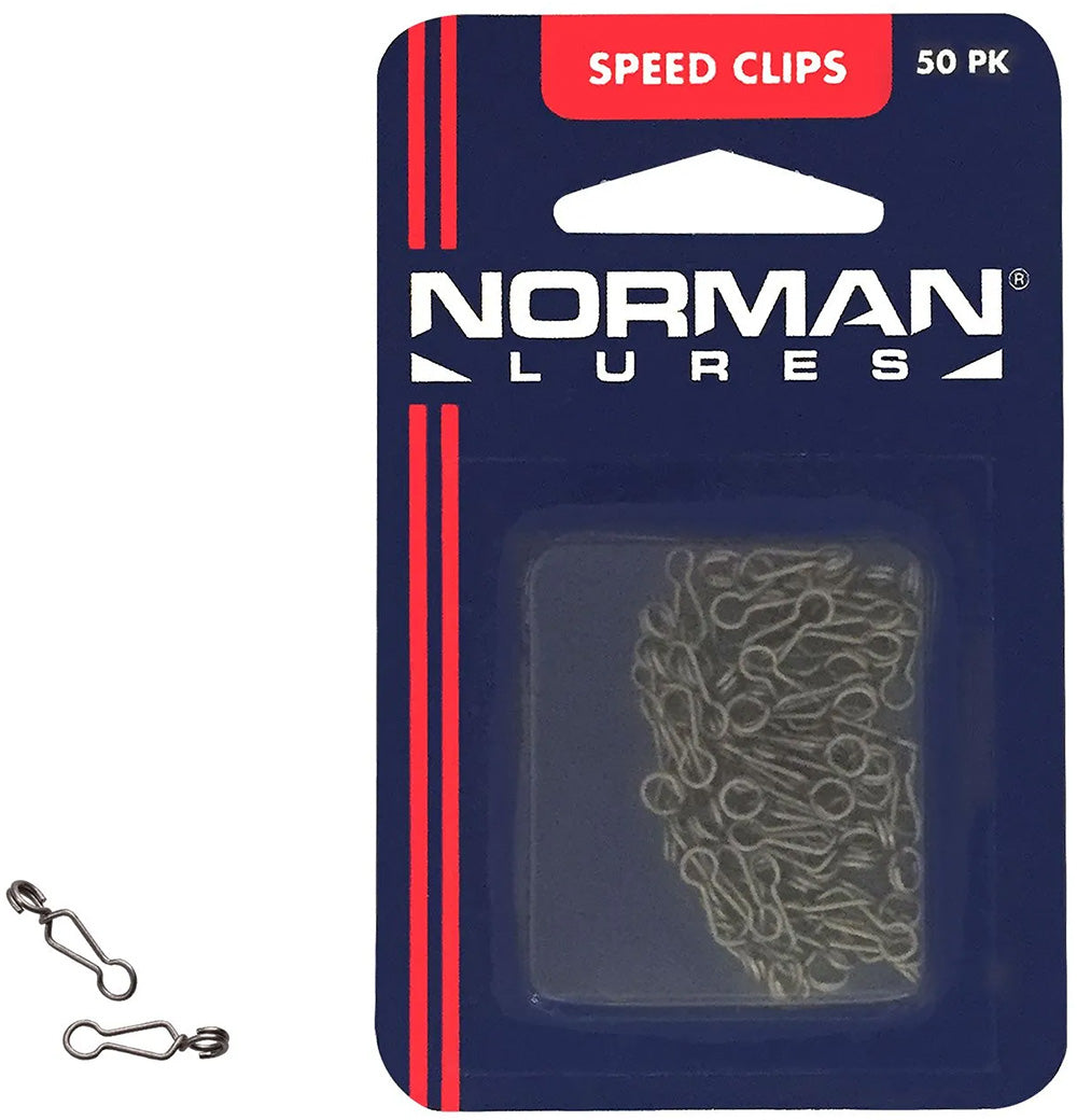 Norman Speed Clips Bulk Box - 50 Pack - TACKLE WAREHOUSE AMERICA​