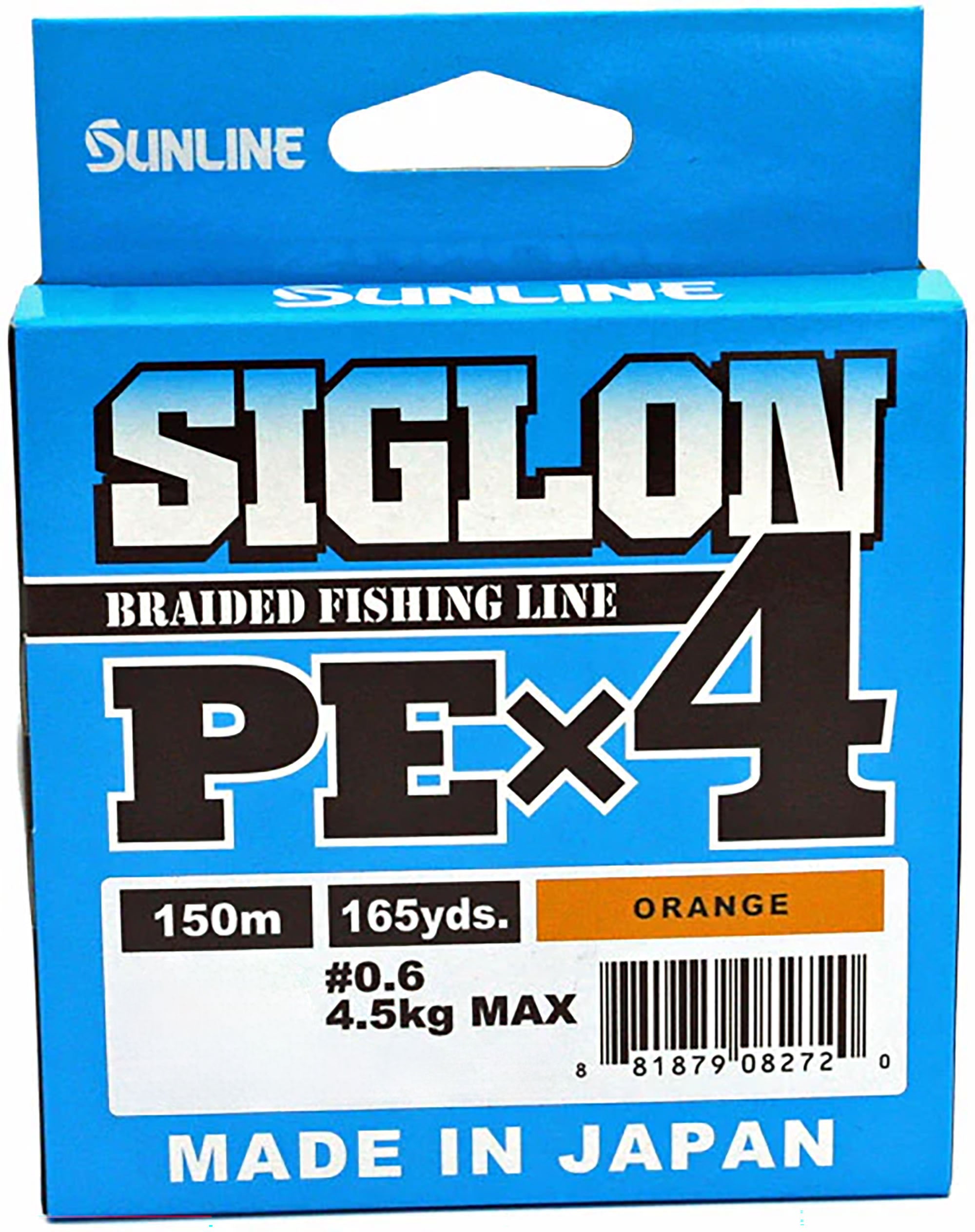 Sunline Siglon PEx4 Orange Braid - 165 Yard Spools - TACKLE WAREHOUSE AMERICA​