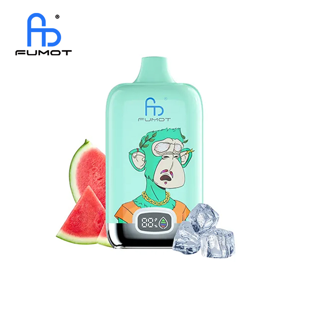 Fumot Digital Box 12k Puffs Disposable Vape Watermelon Ice Flavor