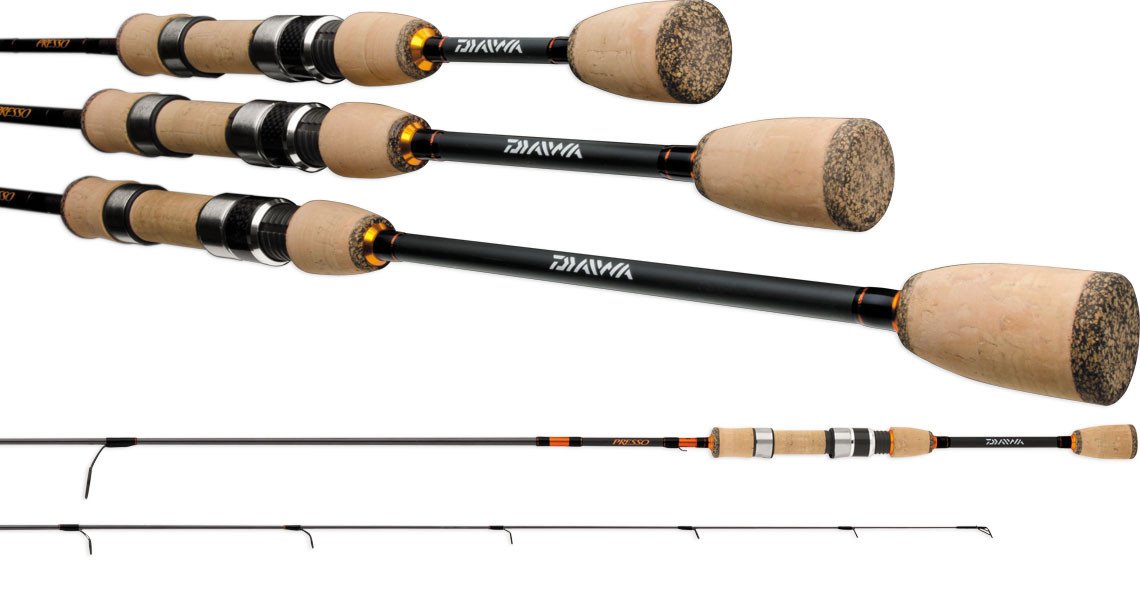 Daiwa Presso Ultralight 4-Piece Travel Spinning Rods - TACKLE WAREHOUSE AMERICA​
