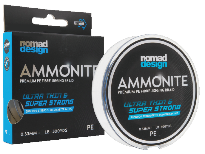 Nomad Design Ammonite Premium Jigging Braid - TACKLE WAREHOUSE AMERICA​