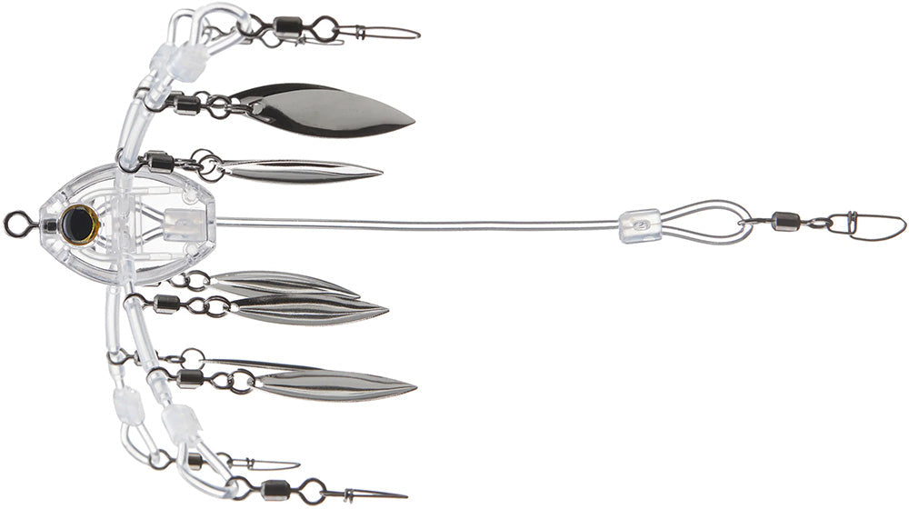 Stealth Lures Clear Stealth Rig - 8 Blade Design - TACKLE WAREHOUSE AMERICA​