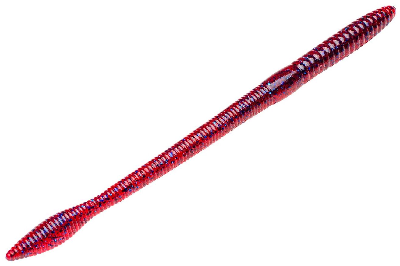Strike King KVD Bull Worm 10 inch Soft Plastic Worm 5 pack - TACKLE WAREHOUSE AMERICA​