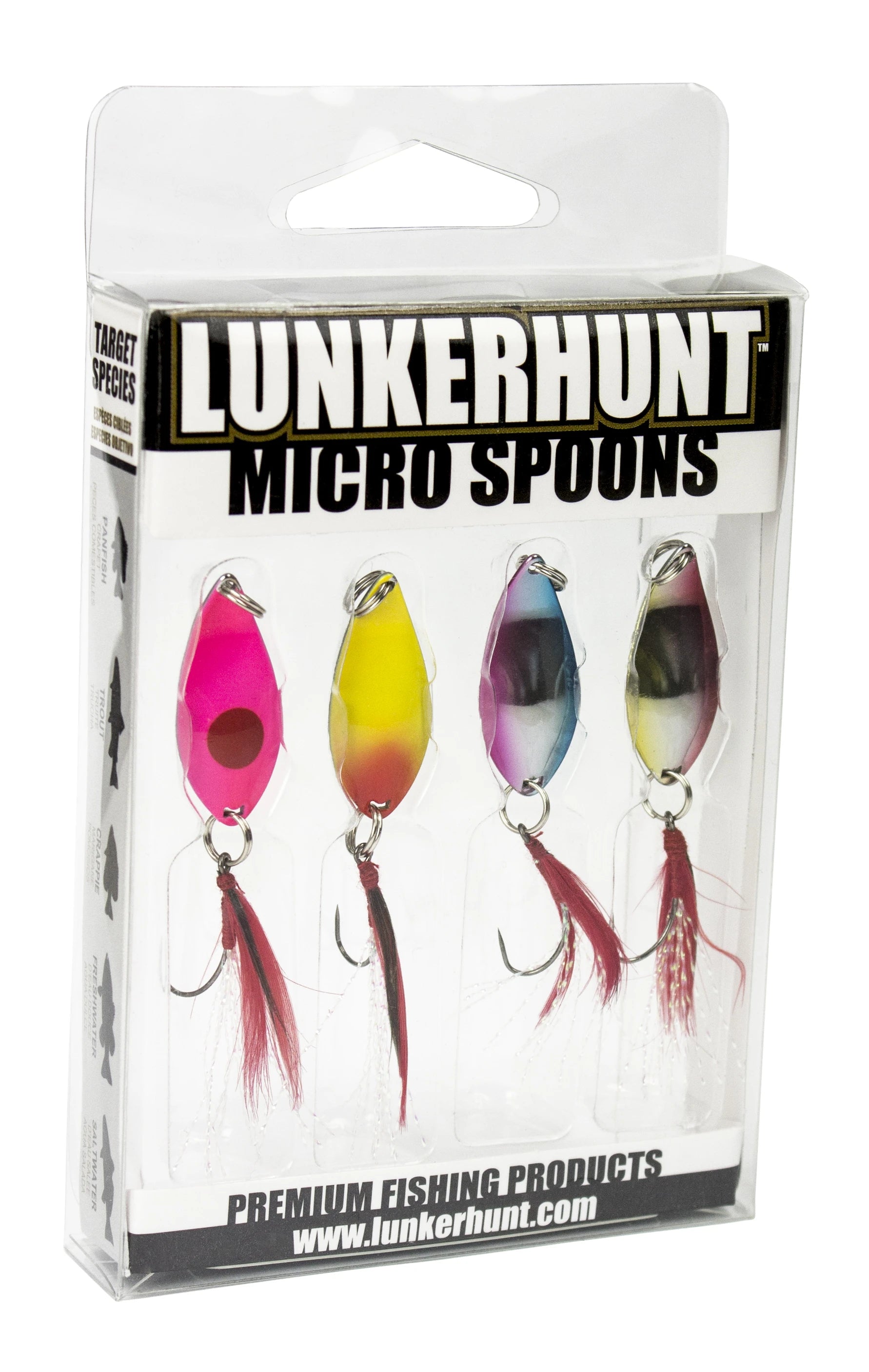 Lunkerhunt Micro Spoon 4-Piece Multi Pack - TACKLE WAREHOUSE AMERICA​