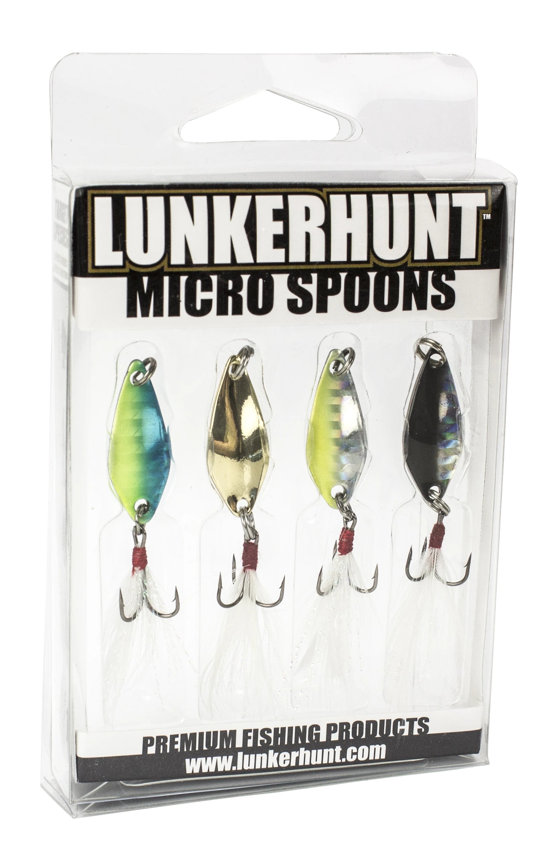 Lunkerhunt Micro Spoon 4-Piece Multi Pack - TACKLE WAREHOUSE AMERICA​