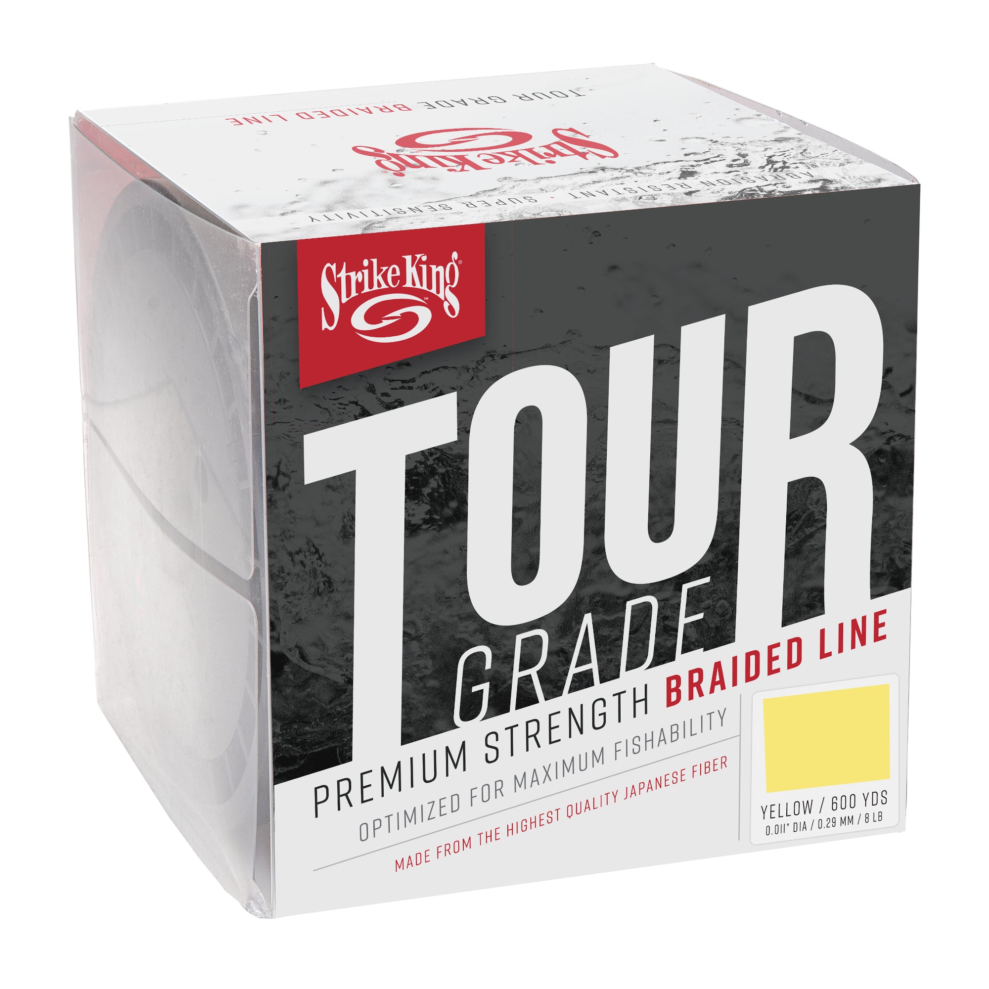 Strike King Tour Grade Braid Yellow Braided Line - TACKLE WAREHOUSE AMERICA​