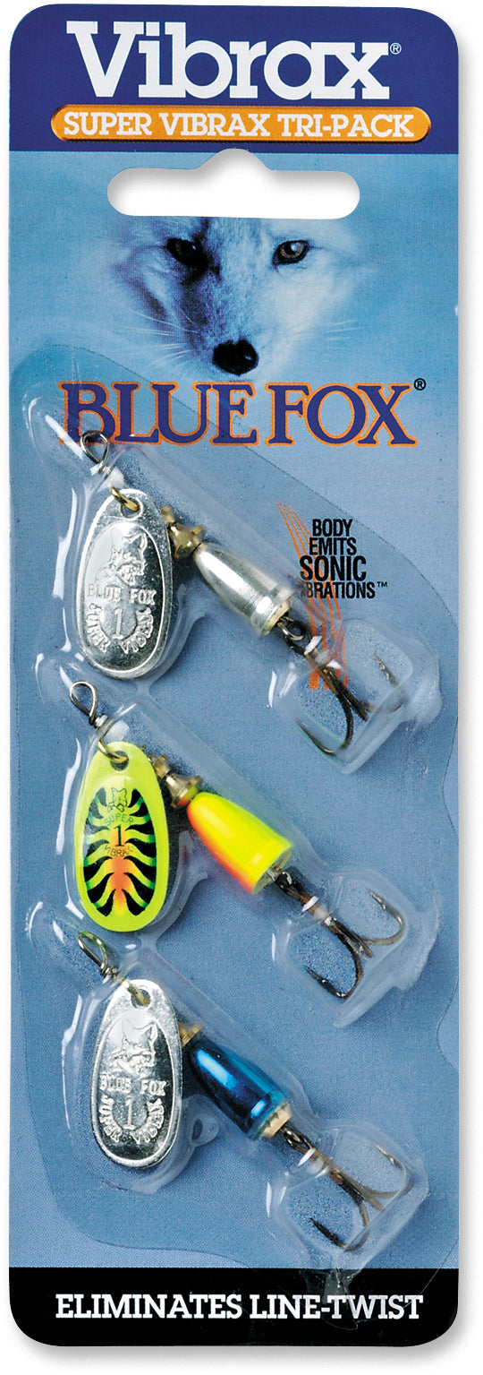 Blue Fox Super Vibrax Tri-Pack - TACKLE WAREHOUSE AMERICA​