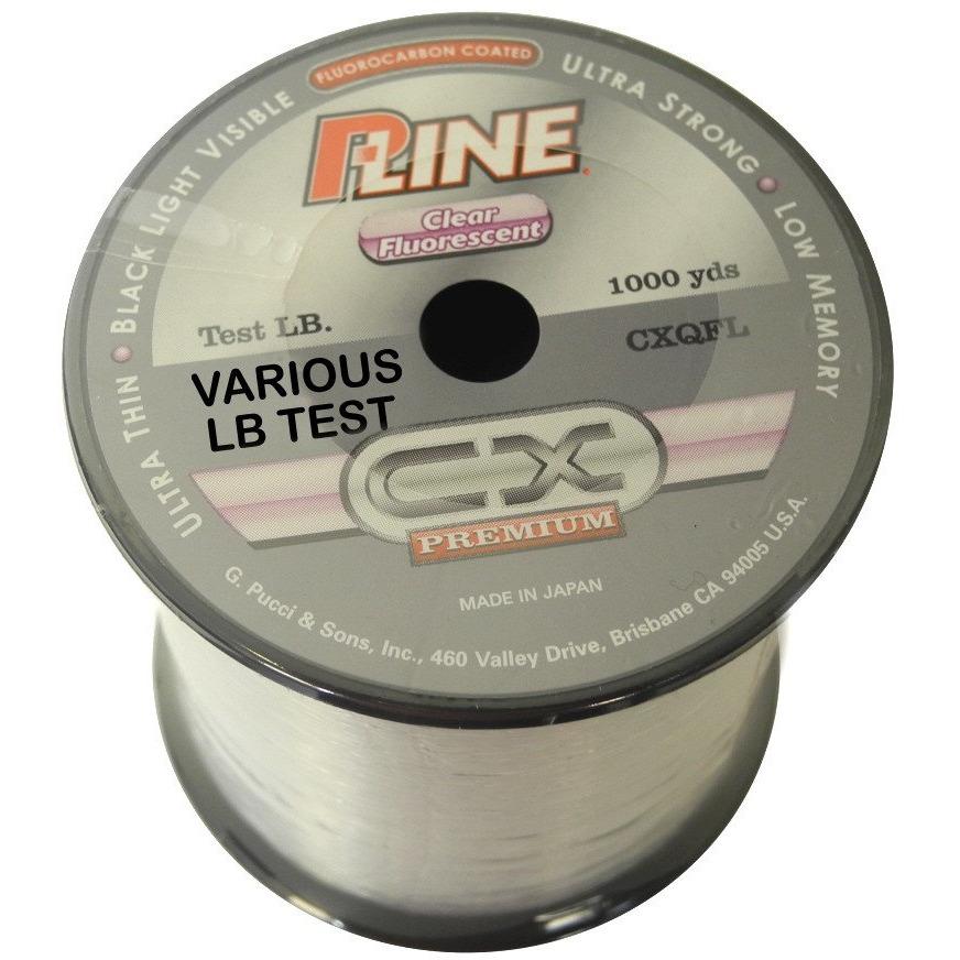 P-Line CX Premium Clear Fluorescent Co-Polymer Fishing Line - TACKLE WAREHOUSE AMERICA​