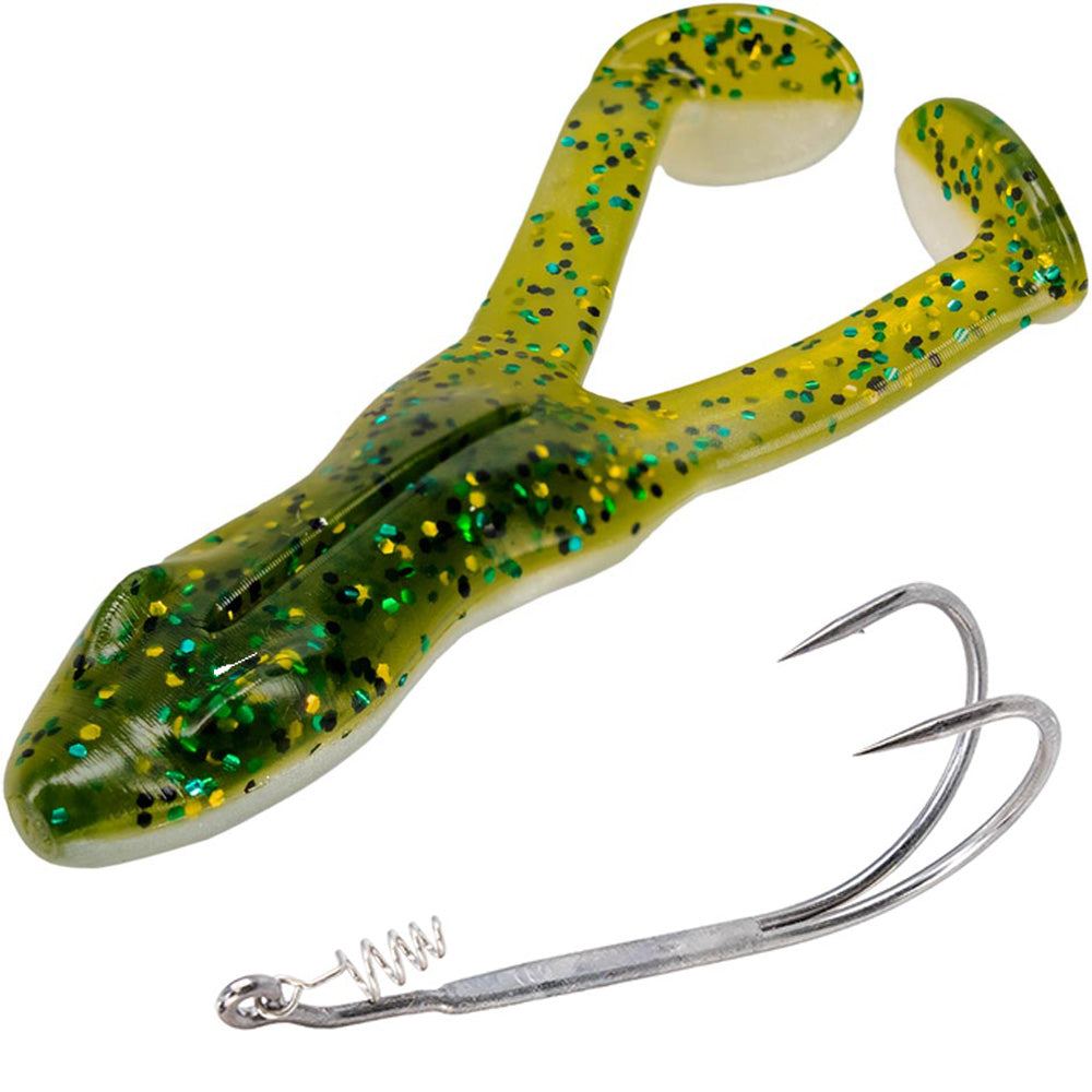 Frog Factory Ribbit Frog & Double Take Frog Hook Froggin' Combo - TACKLE WAREHOUSE AMERICA​