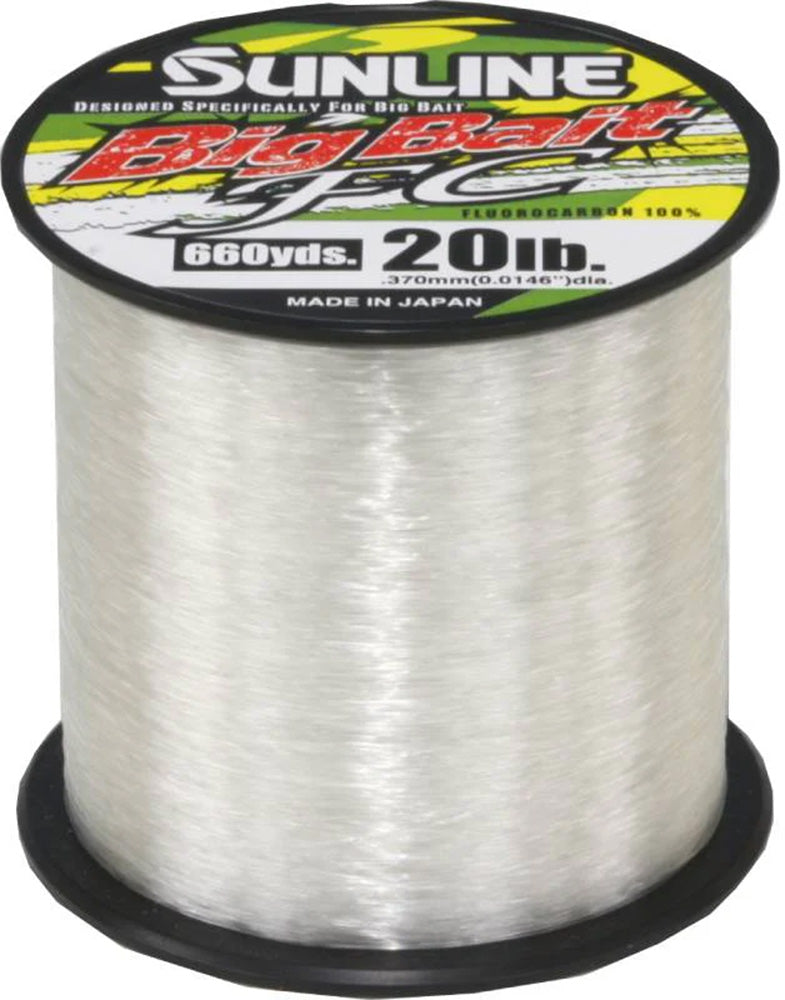 Sunline Big Bait FC Fluorocarbon Bulk Spool - 600 Yards - TACKLE WAREHOUSE AMERICA​