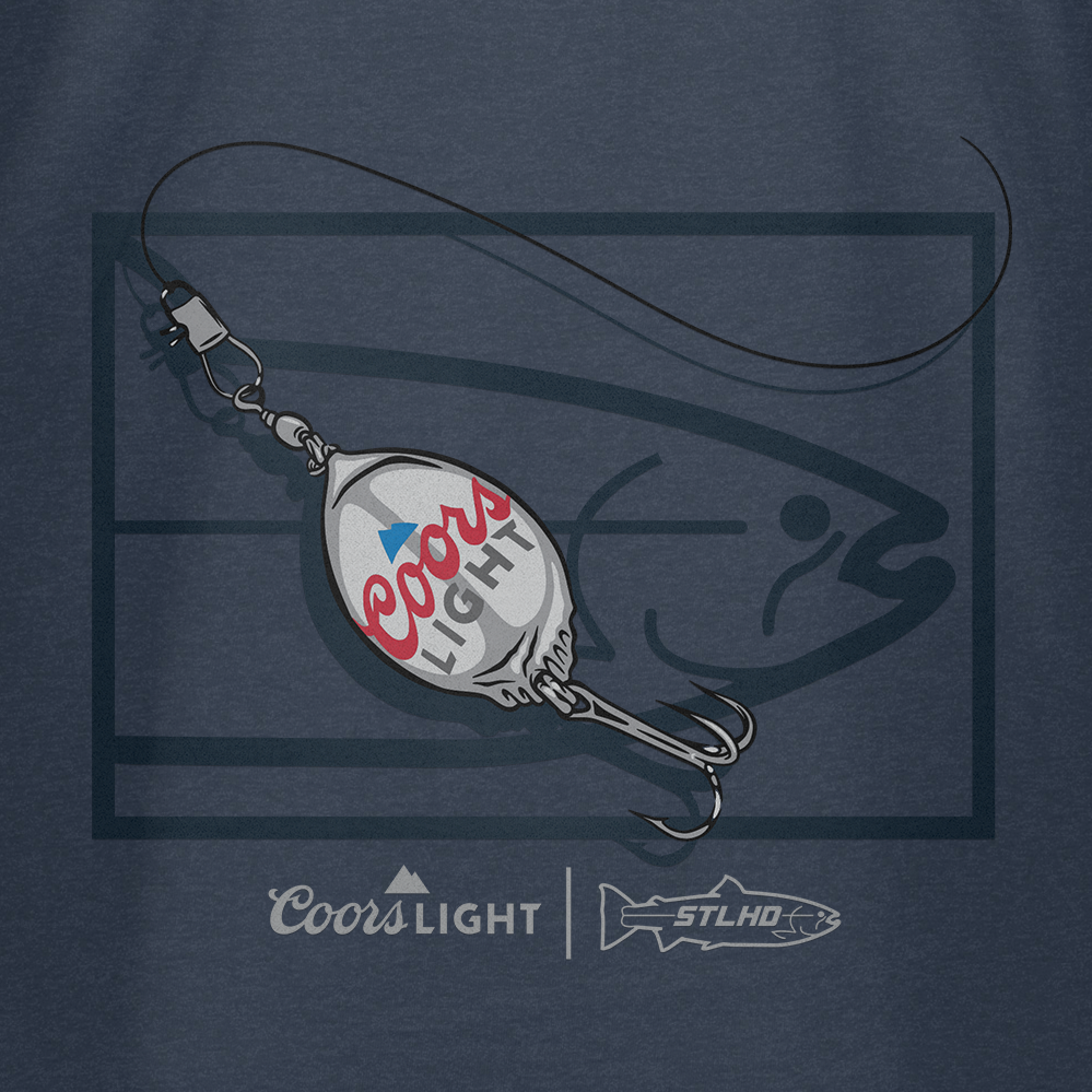 STLHD Men’s X Coors Light Lure Tee - TACKLE WAREHOUSE AMERICA​