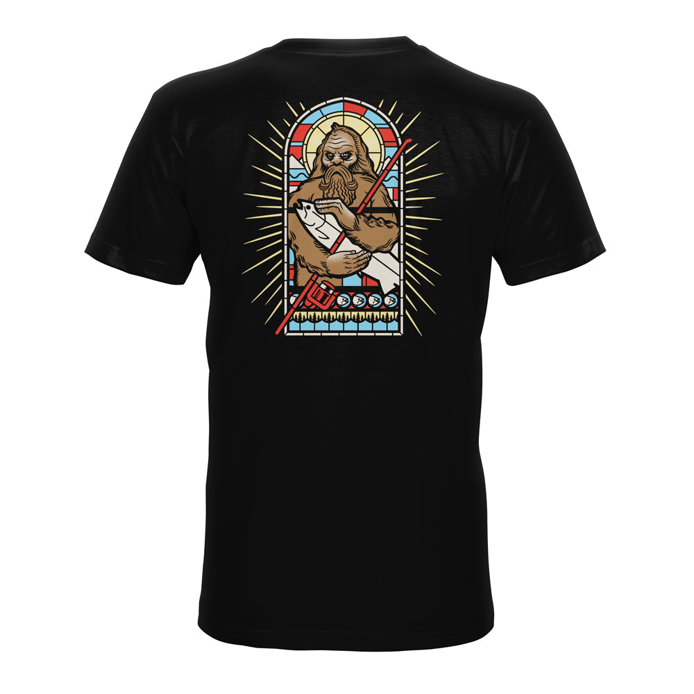 STLHD Men's Saint Sasquatch Black T-Shirt - TACKLE WAREHOUSE AMERICA​