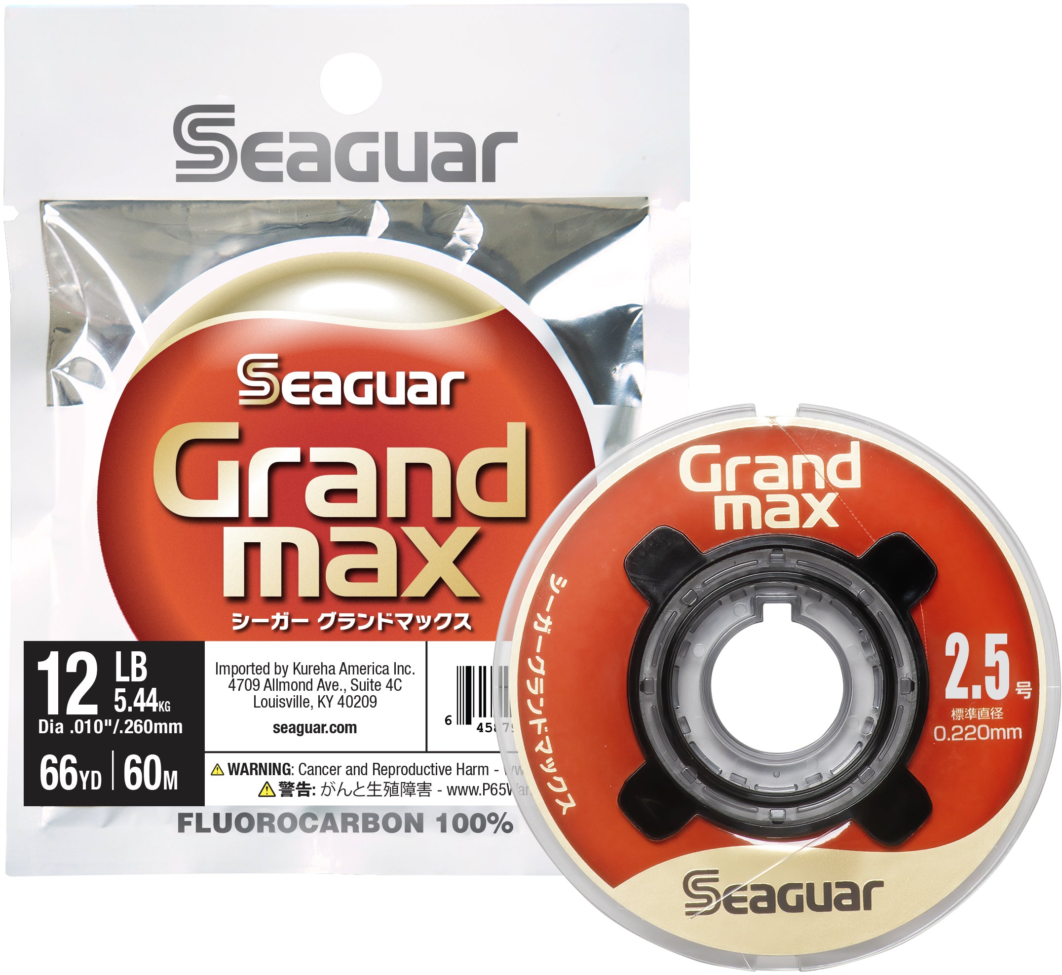 Seaguar JDM Grand Max Leader Material - 66 Yard Spool - TACKLE WAREHOUSE AMERICA​