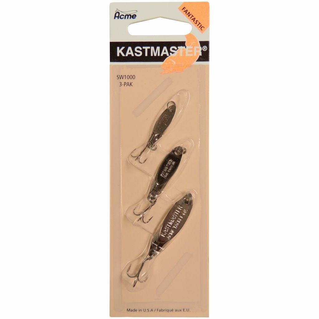 Acme Kastmaster Spoon Chrome 3-Piece Kit - TACKLE WAREHOUSE AMERICA​