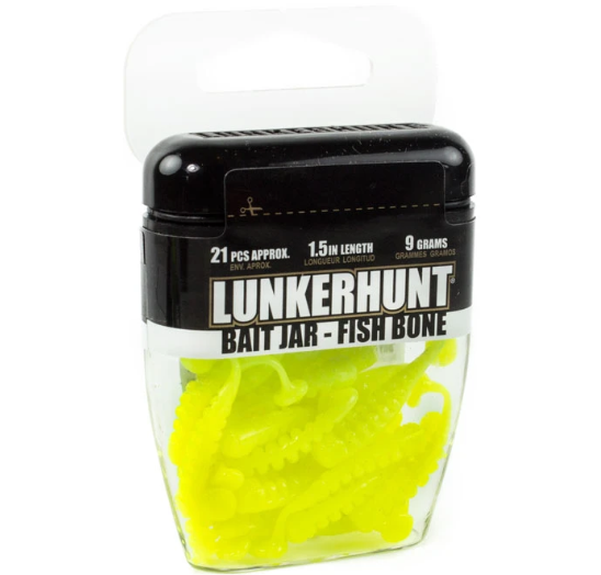 Lunkerhunt Fish Bone Bait Jar 1/3 oz. - TACKLE WAREHOUSE AMERICA​