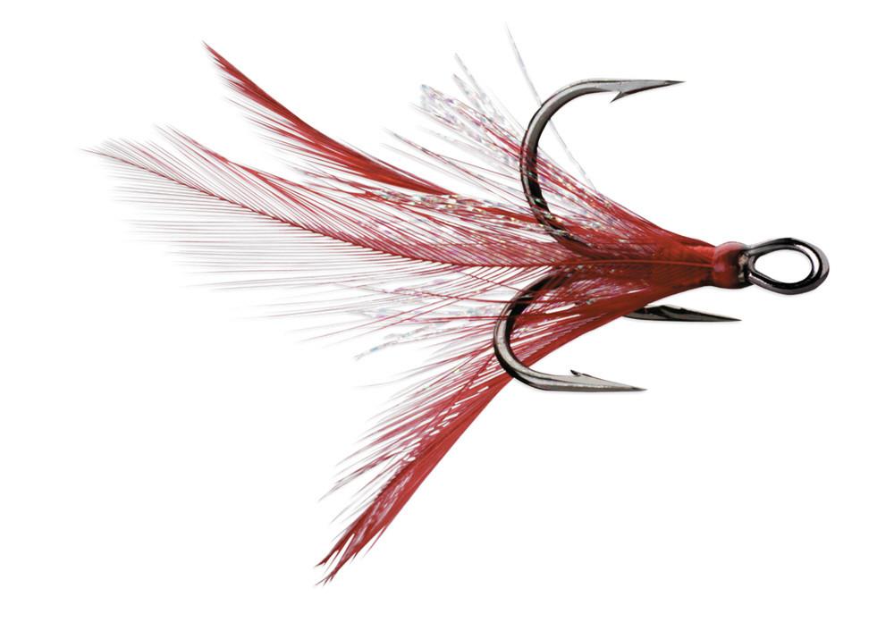 VMC 8651DT Feather Dressed X-Rap Treble Hook 2 pack - TACKLE WAREHOUSE AMERICA​