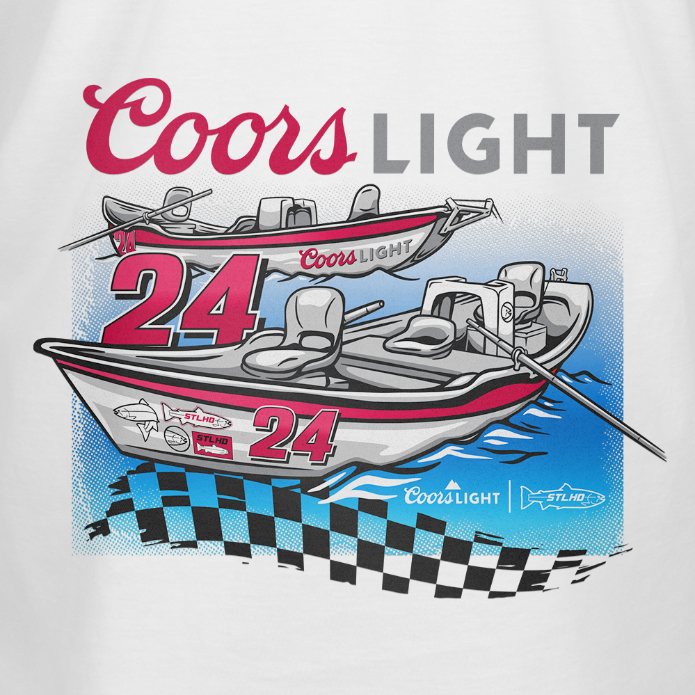 STLHD Men’s X Coors Light Fast Lane Tee - TACKLE WAREHOUSE AMERICA​