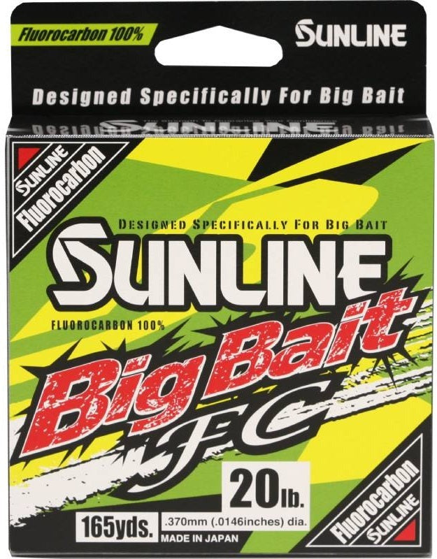 Sunline Big Bait FC Fluorocarbon Standard Spool - 165 Yards - TACKLE WAREHOUSE AMERICA​