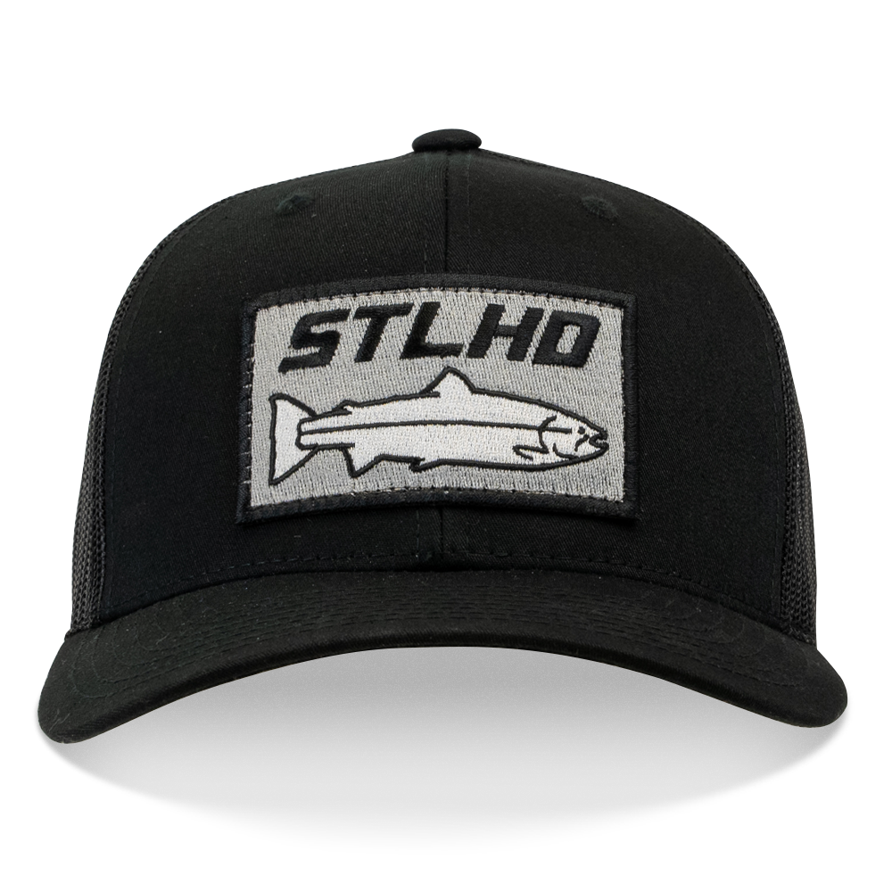 STLHD Chehalis Snapback Black Trucker Hat - TACKLE WAREHOUSE AMERICA​