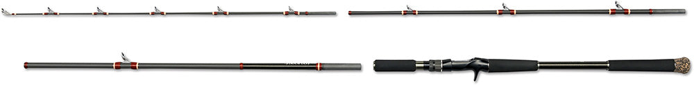 Megabass Valkyrie World Expedition Travel Baitcasting Rods - TACKLE WAREHOUSE AMERICA​